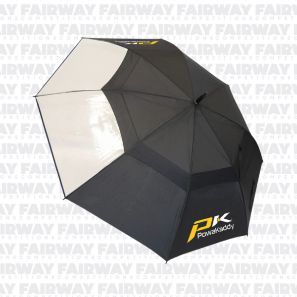 WIN a Powakaddy Automatic Clearview Double Canopy Umbrella!