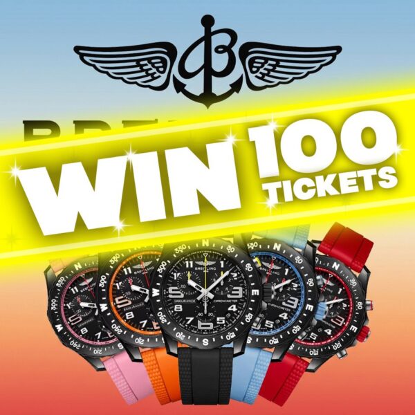 100 Tickets for the Breitling Endurance Pro Watch worth £199!