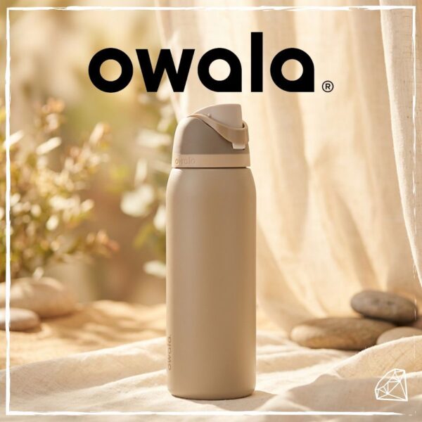 WIN an Owala FreeSip® 32oz Water Bottle!