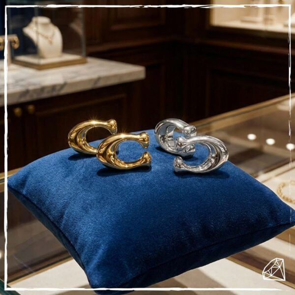 WIN A Pair of Coach Bubble C Stud Earrings!