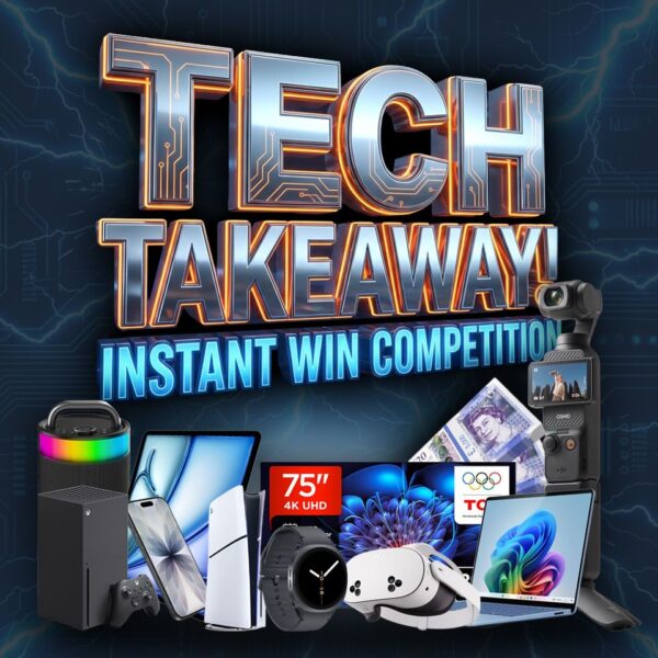 The Big Tech Takeaway! 500 INSTANT WINS UPS FOR GRABS!