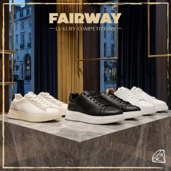 WIN a Pair of Mens BOSS Bulton Platform Leather Trainers!