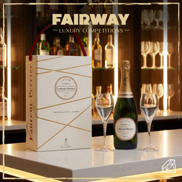WIN a Laurent-Perrier La Cuvée Champagne NV 75cl & 2 Branded Flutes Gift Box!