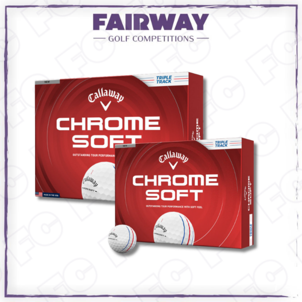 WIN 2 dozen Callaway Chrome Soft Triple Track Golf Balls 2026!