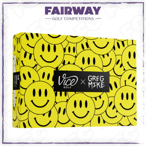 WIN 1 dozen Vice Pro Greg Mike Smiley Golf Balls!