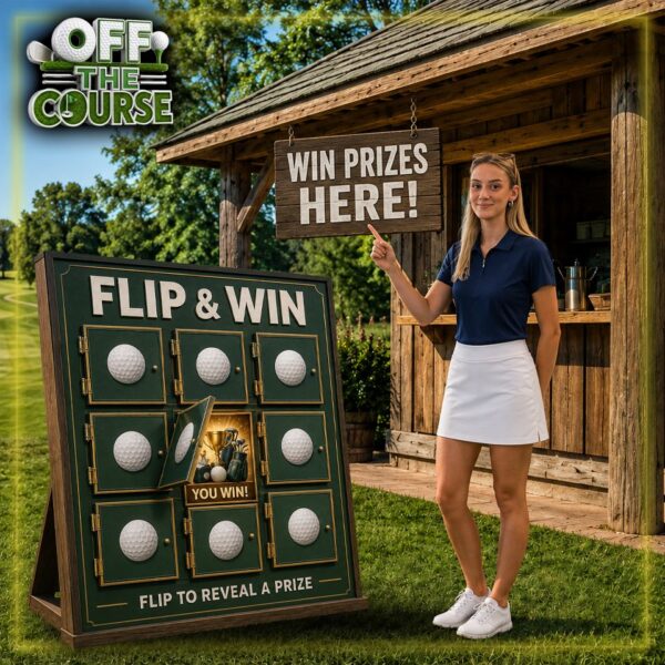 OFF THE COURSE WINS! 500 prizes to win INSTANTLY!