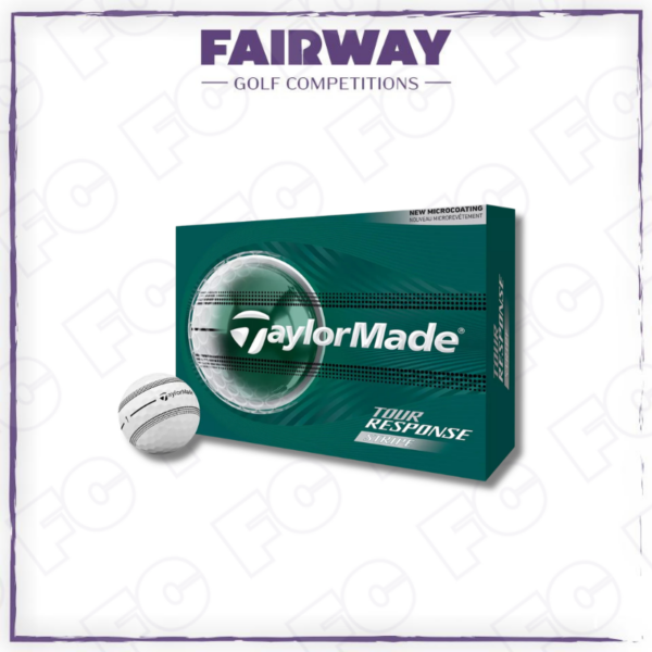 WIN 1 Dozen TaylorMade Tour Response Stripe Golf Balls!