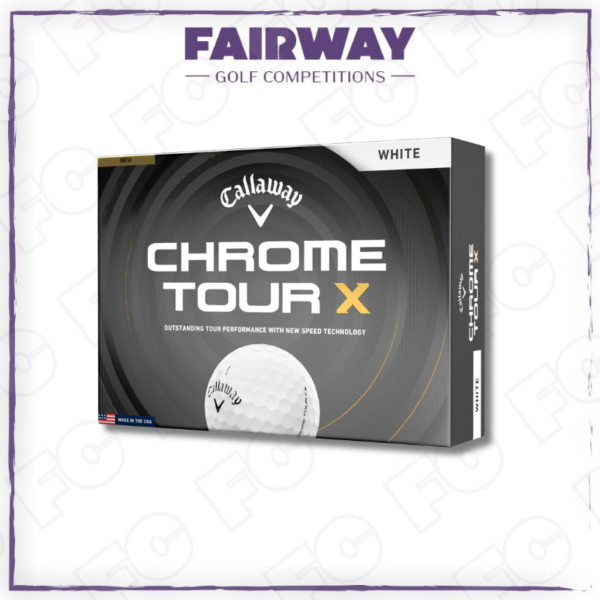 WIN 1 Dozen Callaway 2026 Chrome Tour X Golf Balls!
