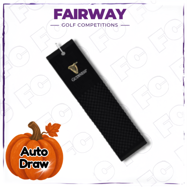 WIN a PRG Guinness Harp Retro Caddy Golf Towel! – AUTO DRAW