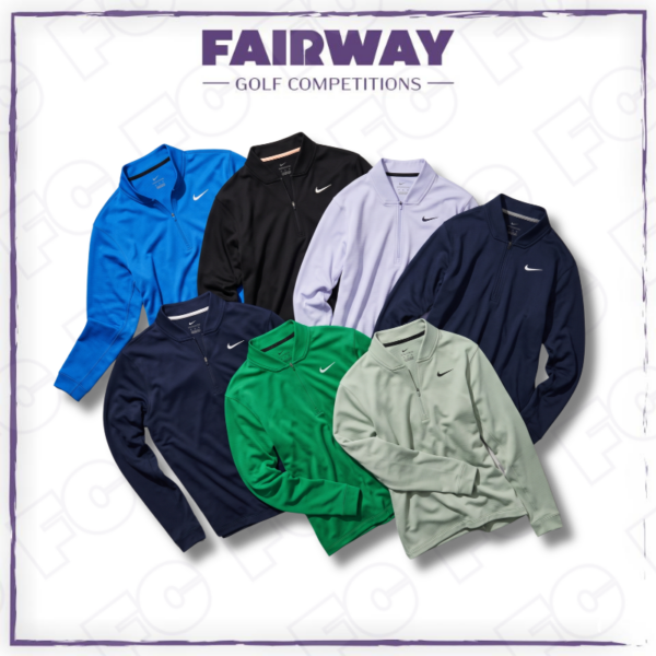 WIN a Nike Mens Therma-FIT Velocity Half Zip Golf Sweater of choice!