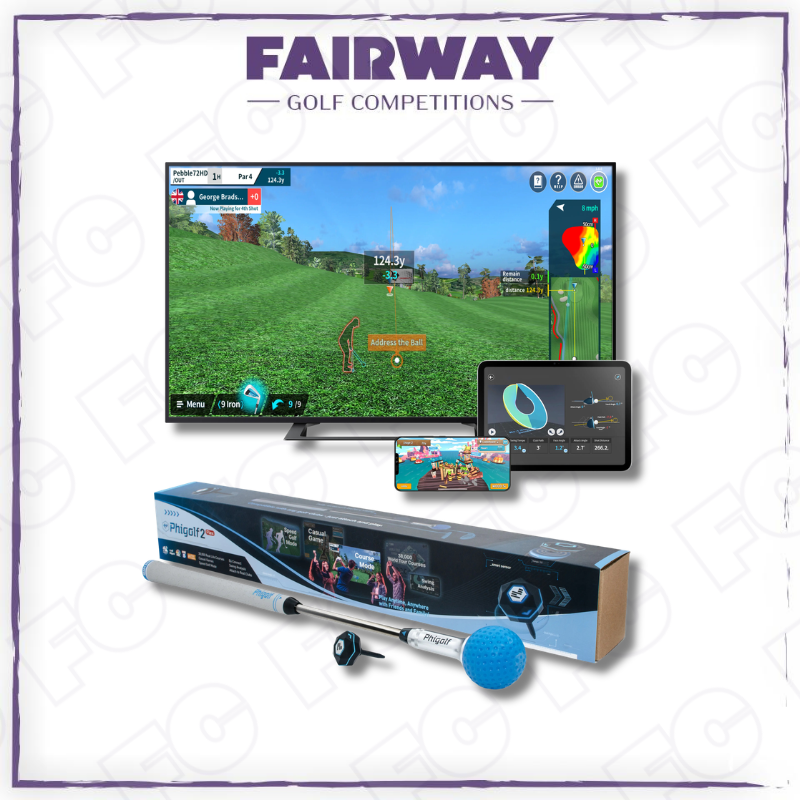 WIN a PhiGolf 2 Flex Home Golf Simulator Swing Stick Trainer & Analyser!